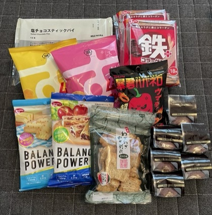 我が家のお菓子在庫 ジャンル別 株主優待