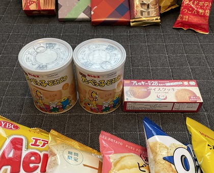 我が家のお菓子在庫 ジャンル別 元非常食