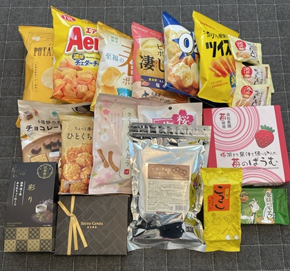 我が家のお菓子在庫 ジャンル別 自分で購入