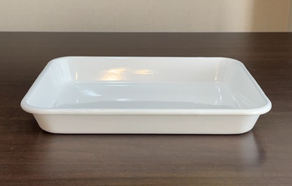 アスクル 株主優待 LOHACO購入品 野田琺瑯 バット 全白 21取