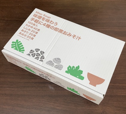 アスクル 株主優待 LOHACO購入品 ひかり味噌 味噌を味わう 手軽に4種の即席おみそ汁