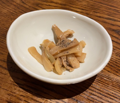 金の蔵 池袋 食べ飲み放題 食べ放題 黒胡椒メンマ