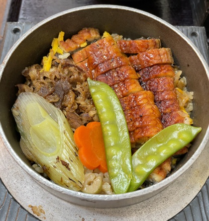 釜寅 選べる釜飯 うなぎハーフ&黒毛和牛ハーフ