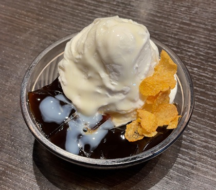 しゃぶ葉 コーヒーゼリー ソフトクリーム