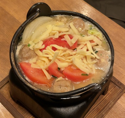やきとりの扇屋 丸ごとトマトのトマチーとんこつ小鍋