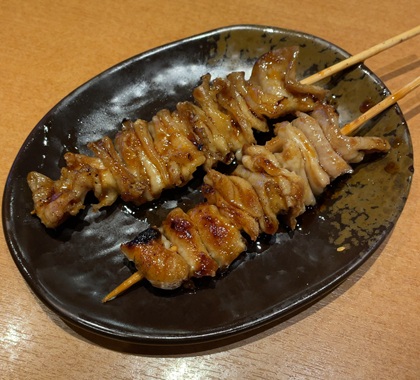 ワタミ 鳥メロ 鶏皮串 タレ