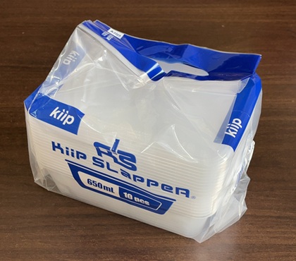 アスクル 株主優待 LOHACO購入品 業務用 食品保存容器 キープスラッパー 650ml フジタテクノトレード