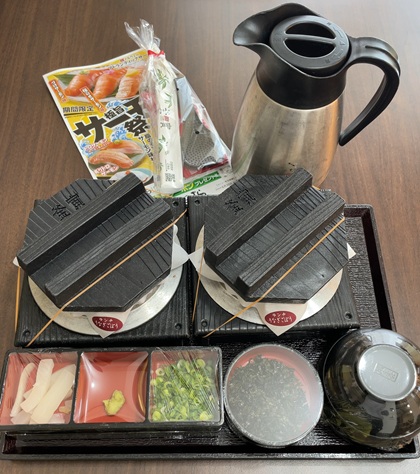 釜寅 釜飯セット到着