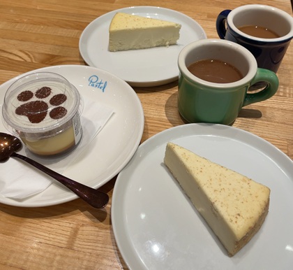 パステルイタリアーナ ニャめらかプリン ニューヨークチーズケーキ
