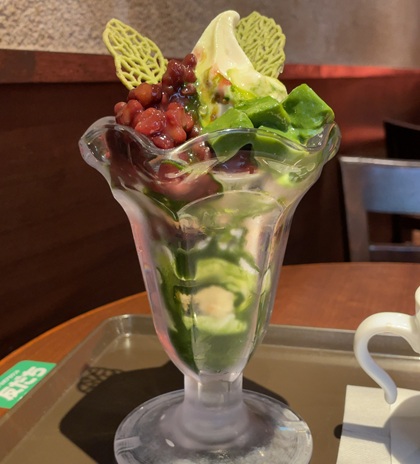 サンマルクカフェ 濃密抹茶パフェ