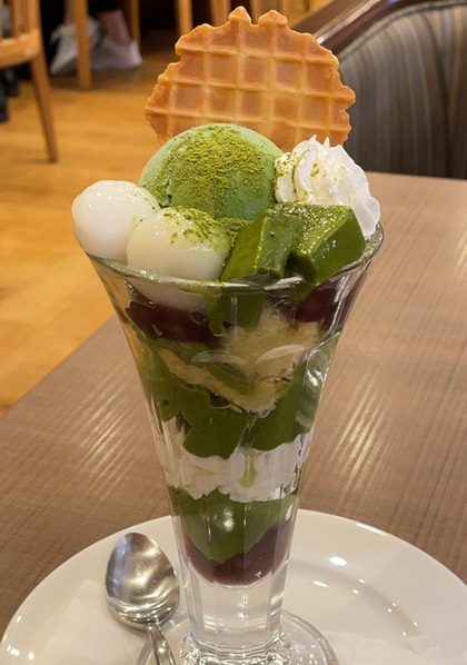 倉式珈琲店 倉式の抹茶パフェ
