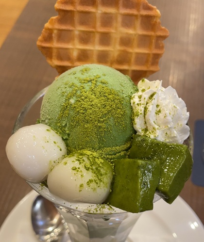 倉式珈琲店 倉式の抹茶パフェ