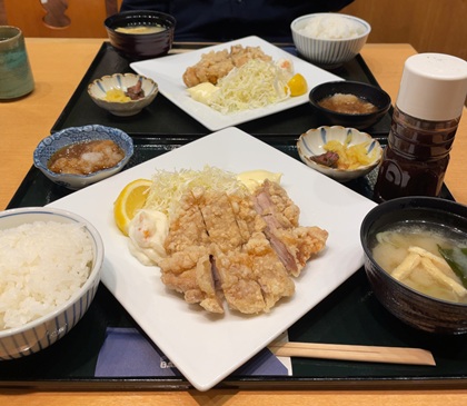 大庄 日本海庄や ランチ 鶏 竜田揚げ定食