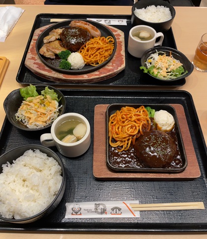 チムニー 株主優待 おでん・豆富・鉄板焼 升屋 Esola池袋 ランチ デミグラスハンバーグステーキセット デミグラスハンバーグステーキ&ミックスグリルセット