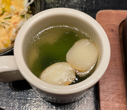 チムニー 株主優待 おでん・豆富・鉄板焼 升屋 Esola池袋 ランチ スープ