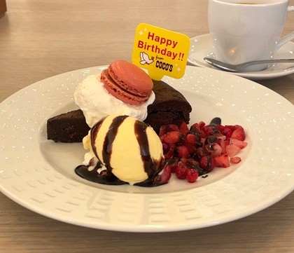ココス 誕生日 バースデーデザート 2026