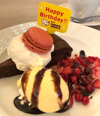 ココス 誕生日 バースデーデザート 2026