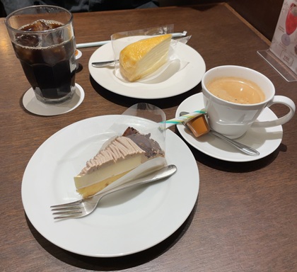 チムニー 株主優待 66DINING 六本木六丁目食堂 池袋東武店 ケーキセット