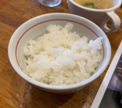 ブロンコビリー ランチ ごはん中