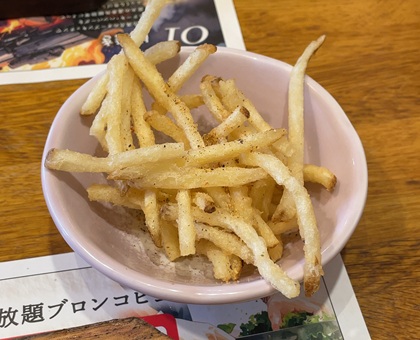ブロンコビリー ランチ ブロンコビュッフェ ポテトフライ