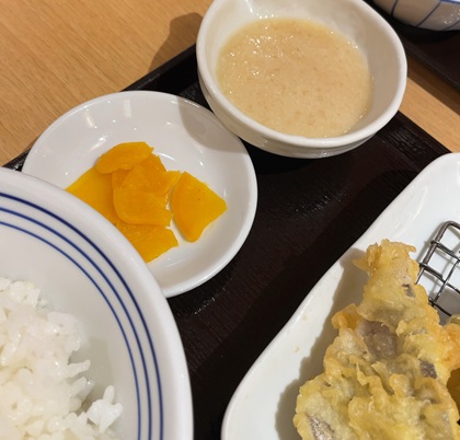 天麩羅 えびのや 豚天御膳 小鉢