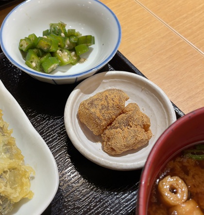 天麩羅 えびのや 豚天御膳 小鉢