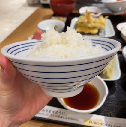 天麩羅 えびのや 豚天御膳 ごはん