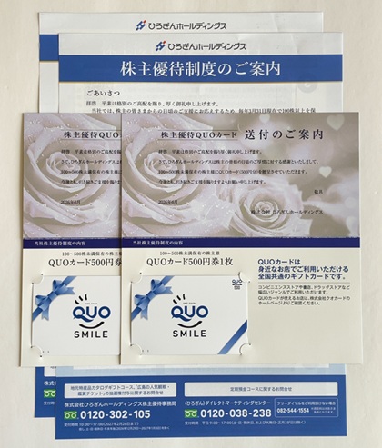 ひろぎんホールディングス 株主優待