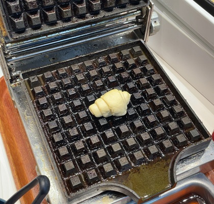 すかいらーく ニラックス ザ ブッフェ ニューマーケット イオンレイクタウン 自分で作るクロッフル