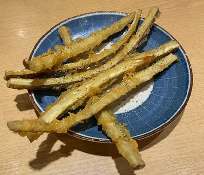 テンアライド てんぐ大ホール さくさく!ごぼうの天ぷら