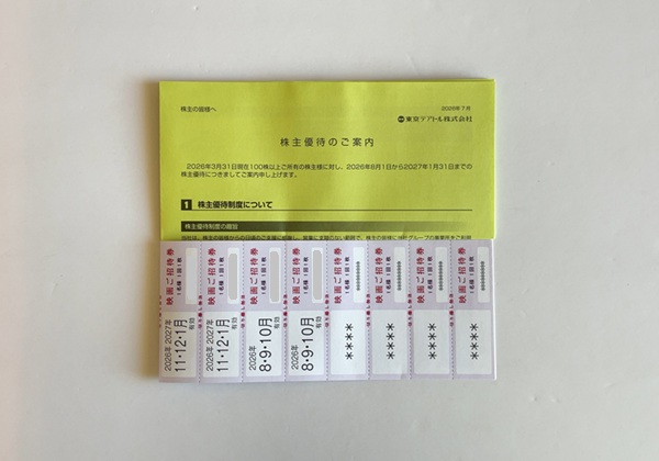 東京テアトル 株主優待