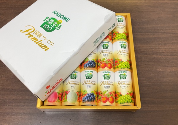 テイエステック 株主優待 カゴメ 野菜生活国産プレミアム紙容器詰合せ